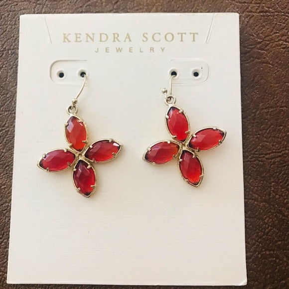 Kendra Scott Red Gold Earrings - Picture 8 of 8